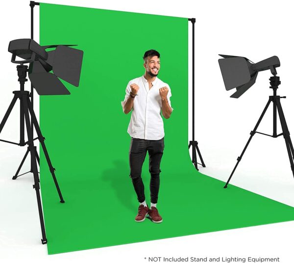 8x12 Ft Premium Green Screen Backdrop for Photography, Live Streaming, and VFX Editing – Available at Dream Gadgets