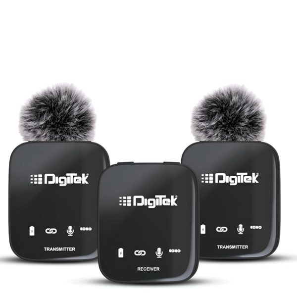 Digitek DWM-101 Wireless Microphone with ANC Noise Reduction and 360° Sound – Available at Dream Gadgets