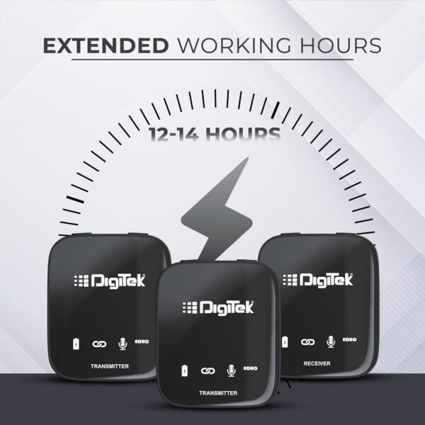 Digitek DWM-101 Wireless Microphone with ANC Noise Reduction and 360° Sound – Available at Dream Gadgets